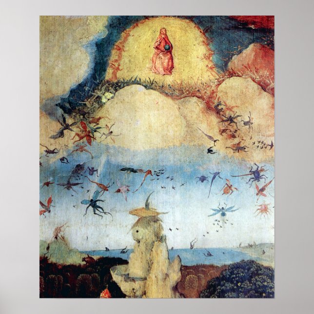 Póster Hieronymus Bosch-Hell, detalle (Frente)