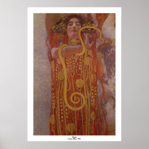 Póster Higeia por Gustav Klimt