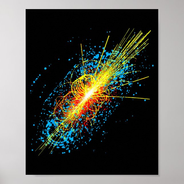 Póster Higgs Boson Particle Quantum Theory Sci Fi Shirt F (Frente)