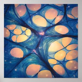 Póster High-Energy Wormhole Abstract Wallpaper and Art