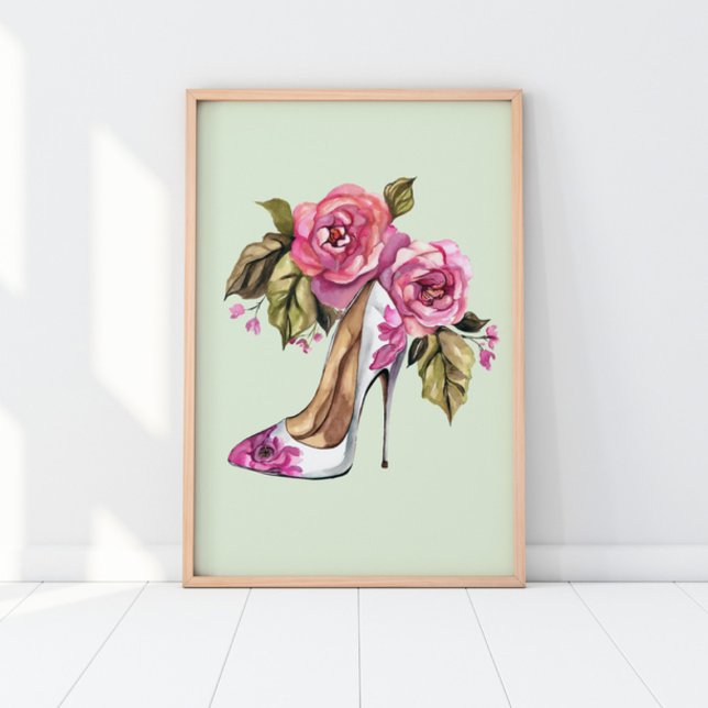 Póster High Heel mit Blüten Poster (Subido por el creador)