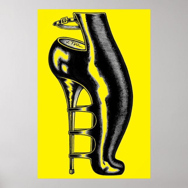Póster High Heeled Rubber Boot Poster (Frente)
