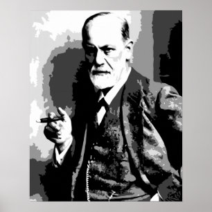 Póster High resolution Sigmund Freud vector art