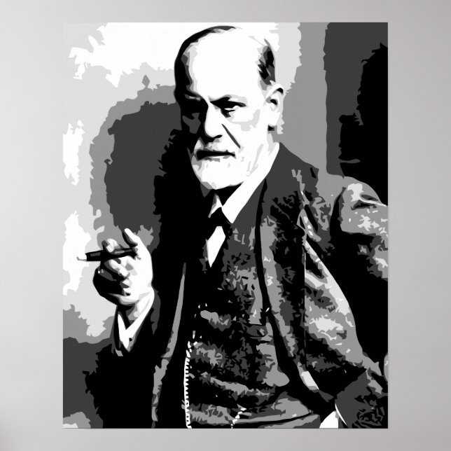 Póster High resolution Sigmund Freud vector art (Frente)