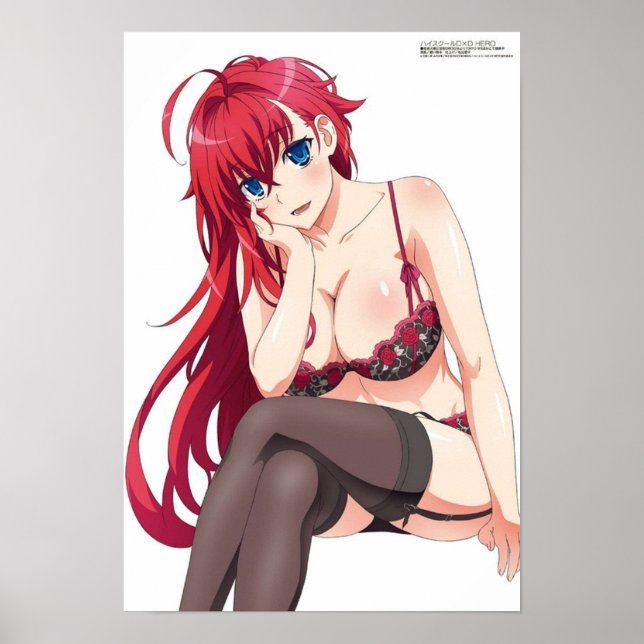 Póster High School DxD  Rias Gremory (Frente)
