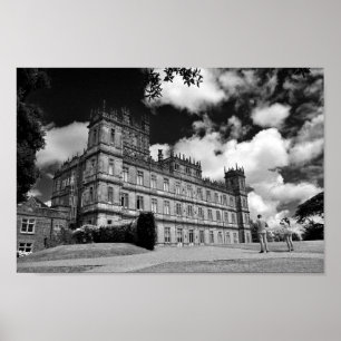 Póster Highclere Castle Downton Abbey Inglaterra Reino Un