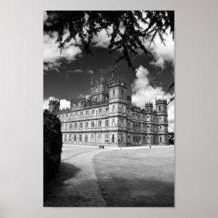 Póster Highclere Castle Downton Abbey Inglaterra Reino Un