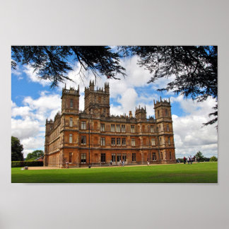 Póster Highclere Castle Downton Abbey Inglaterra Reino Un