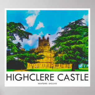 Póster Highclere Castle, Hampshire, England