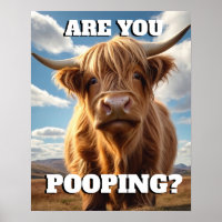 Highland Cow, estás descubriendo un divertido baño