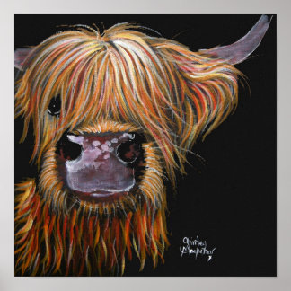 Póster HiGHLaND CoW PRiNT "HeNRY' BY SHiRLeY MacARTHuR