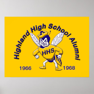 Póster Highland Hornet Alumni Poster