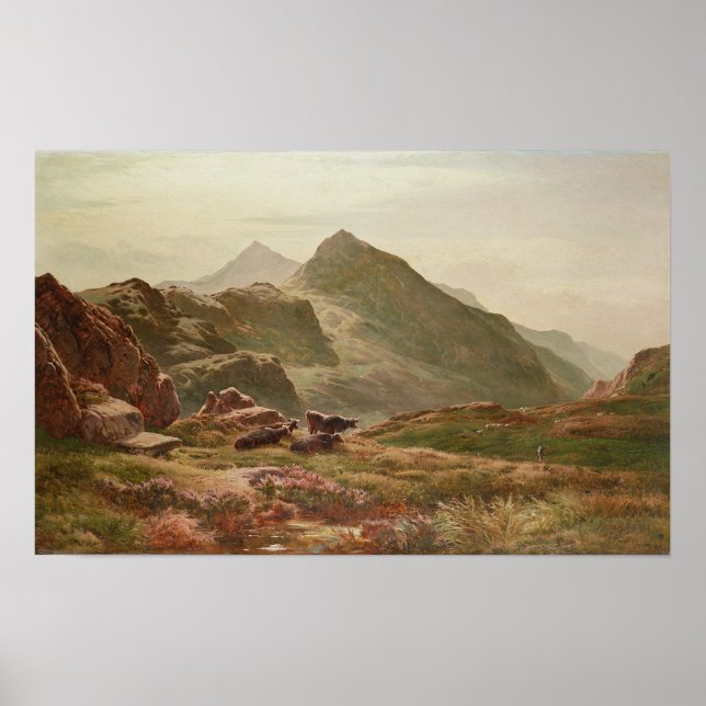 Póster Highland scene (Frente)