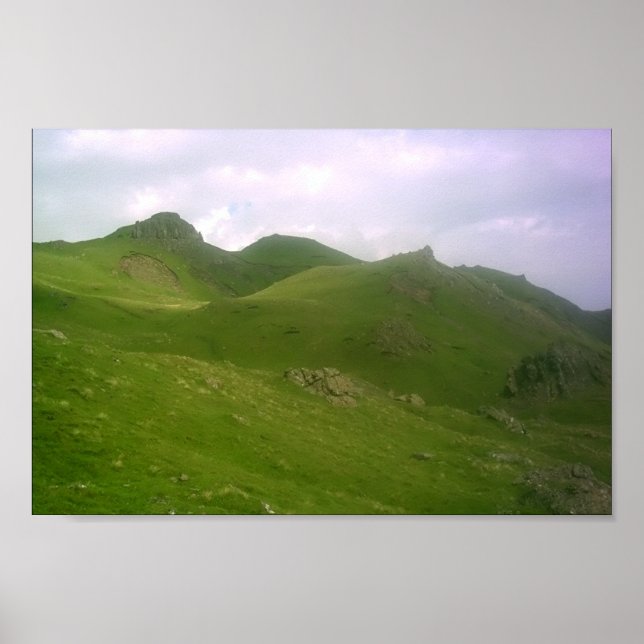 Póster Highlands escocesas - versión ligera (Frente)