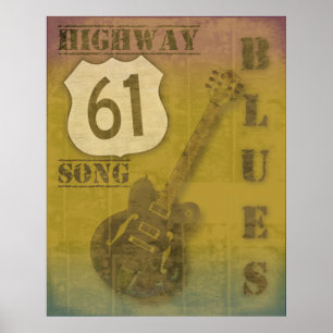 Póster Highway 61 Blues
