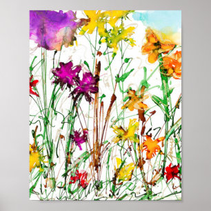 Póster Highwood Wildflowers Lovitude Poster