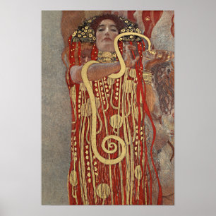 Póster Higía de Gustav Klimt