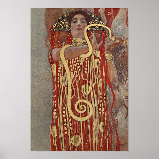 Póster Higía de Gustav Klimt (Frente)
