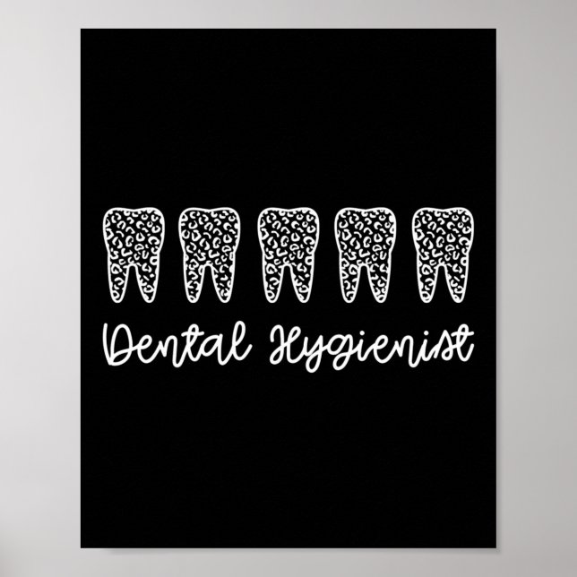 Póster Higienista dental | RDH Dentist Dental gifts (Frente)