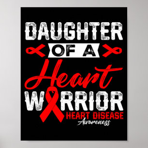 Póster Hija De Un Guerrero Del Corazón Enfermedad Cardiac