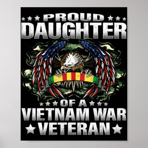 Póster Hija Orgullosa De Un Veterano De Guerra De Vietnam