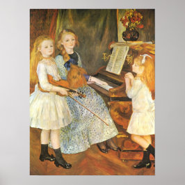 Póster Hijas de Catulle Mendes por Pierre Renoir