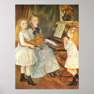 Póster Hijas de Catulle Mendes por Pierre Renoir