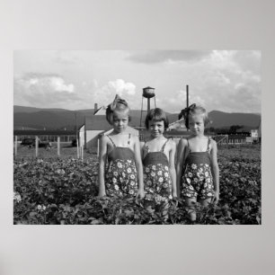 Póster Hijas de granjeros, 1939