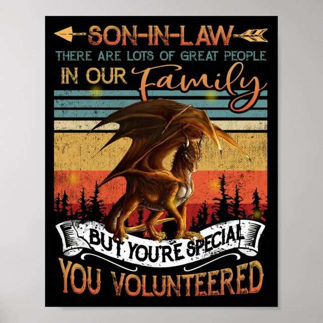 Póster Hijo De Ley Hay Mucha Gente Voluntaria (Frente)