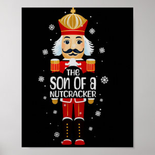 Póster Hijo De Un Cascanueces Divertida Navidad Familia C
