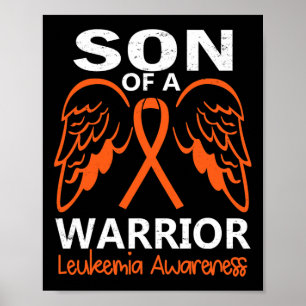 Póster Hijo De Un Guerrero Leucemia Alas Ángel De Concien