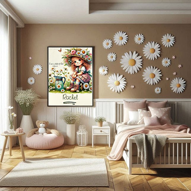 Póster Hijo personalizado de Dios chica de margarita (Subido por el creador)