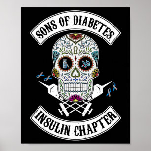 Póster Hijos De Diabetes Capítulo De Insulina Diabetes De