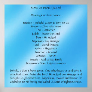 Póster Hijos de Israel
