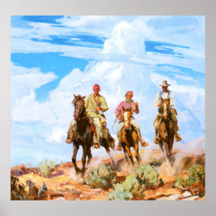 Póster Hijos del desierto, por Carl Oscar Borg