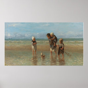 Póster Hijos del mar, Jozef Israels
