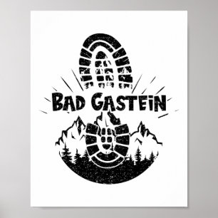 Póster Hiker Bad Gastein Sheimerburger Land Austria Vacat