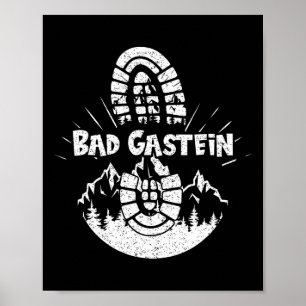Póster Hiker Bad Gastein Sheimerburger Land Austria Vacat