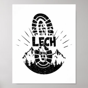 Póster Hiker Lech Vorarlberg Austria Vacaciones