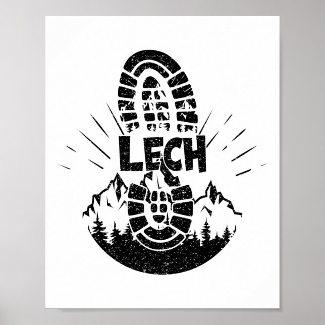 Póster Hiker Lech Vorarlberg Austria Vacaciones (Frente)
