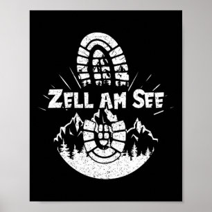 Póster Hiker Zell Am See Sheimerburger Land Vacation
