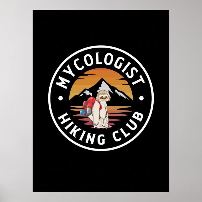 Póster Hiking My Cologist Hiking Club (Frente)