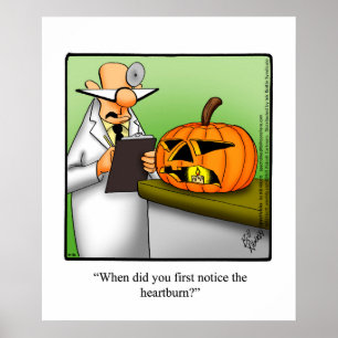 Póster Hilarious Halloween Humor Poster