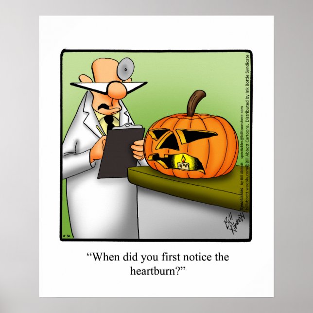 Póster Hilarious Halloween Humor Poster  (Frente)