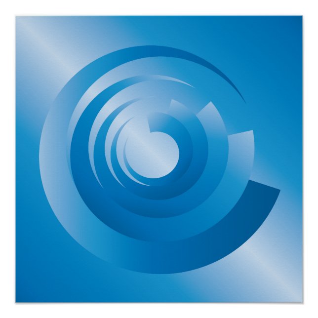 Póster hilatura de colores de cielo (Anverso)