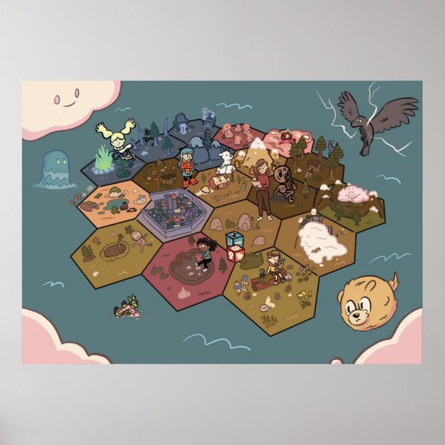 Póster Hilda Dragon Panic (Frente)
