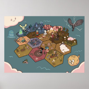 Póster Hilda Dragon Panic