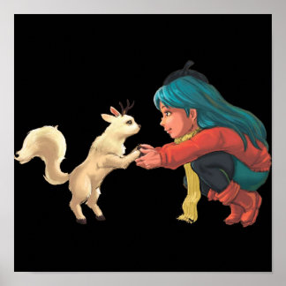 Póster Hilda Twig es un regalo lindo con un toque delicad