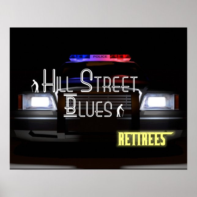 Póster Hill Street Blues - Retirees (Frente)