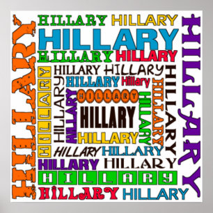 Póster Hillary Clinton